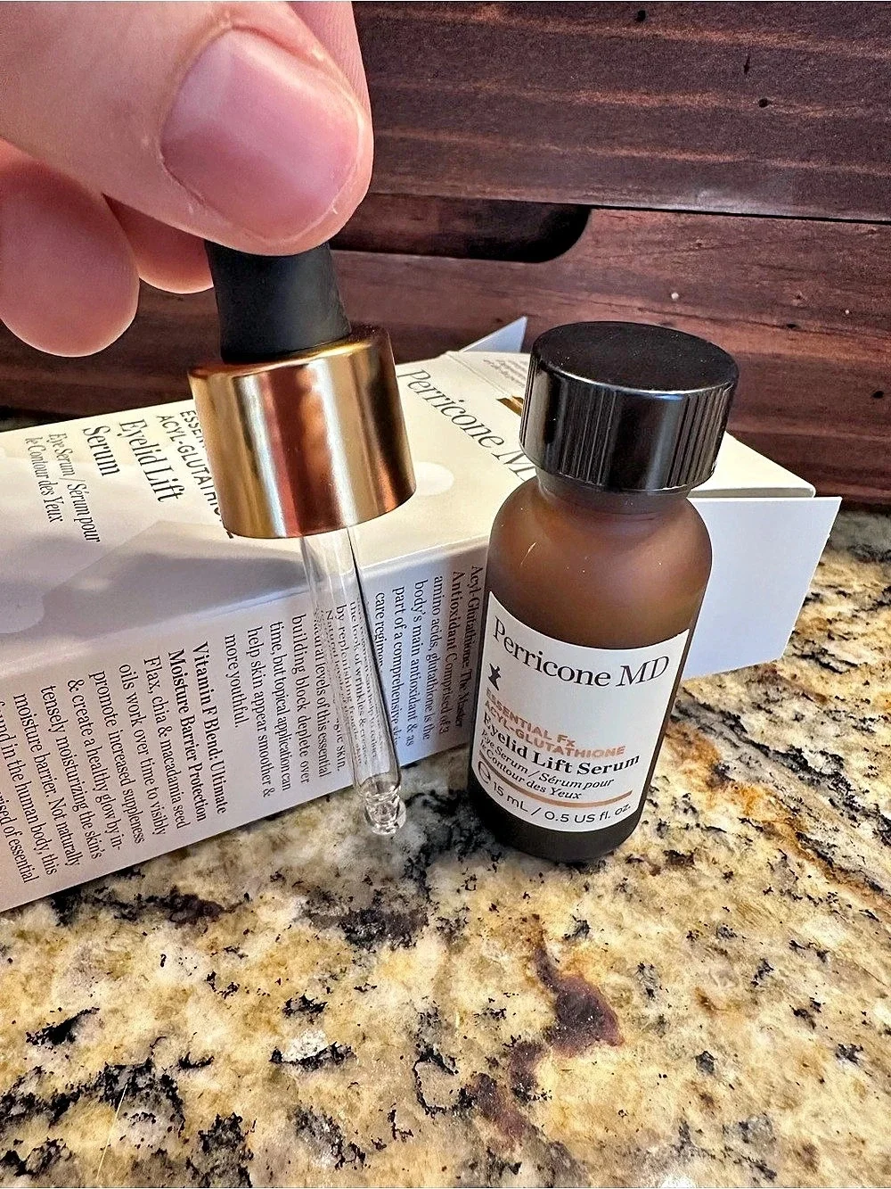 Perricone MD Essential Fx Acyl-Glutathione Eyelid Lift Serum 15 mL NWT